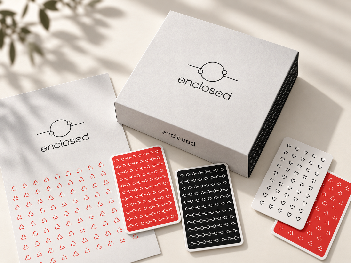 enclosed visual identity